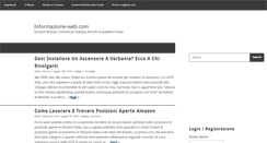 Desktop Screenshot of informazione-web.com