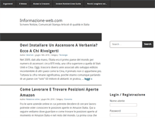 Tablet Screenshot of informazione-web.com